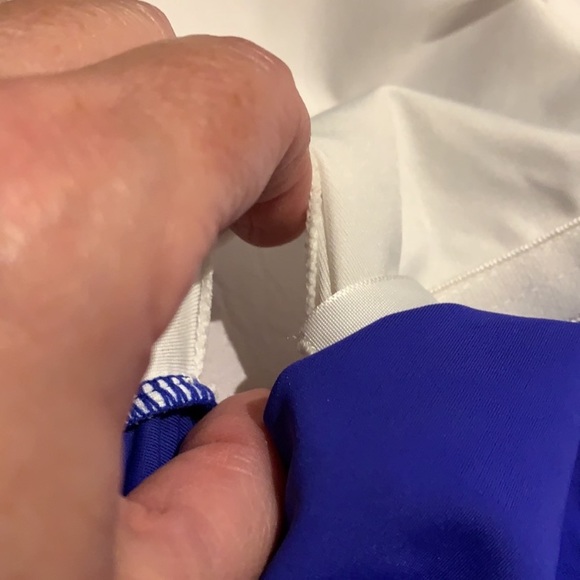 Women’s One-Piece Bathing suit Aqua/Peach/Blue - size L - Picture 8 of 16